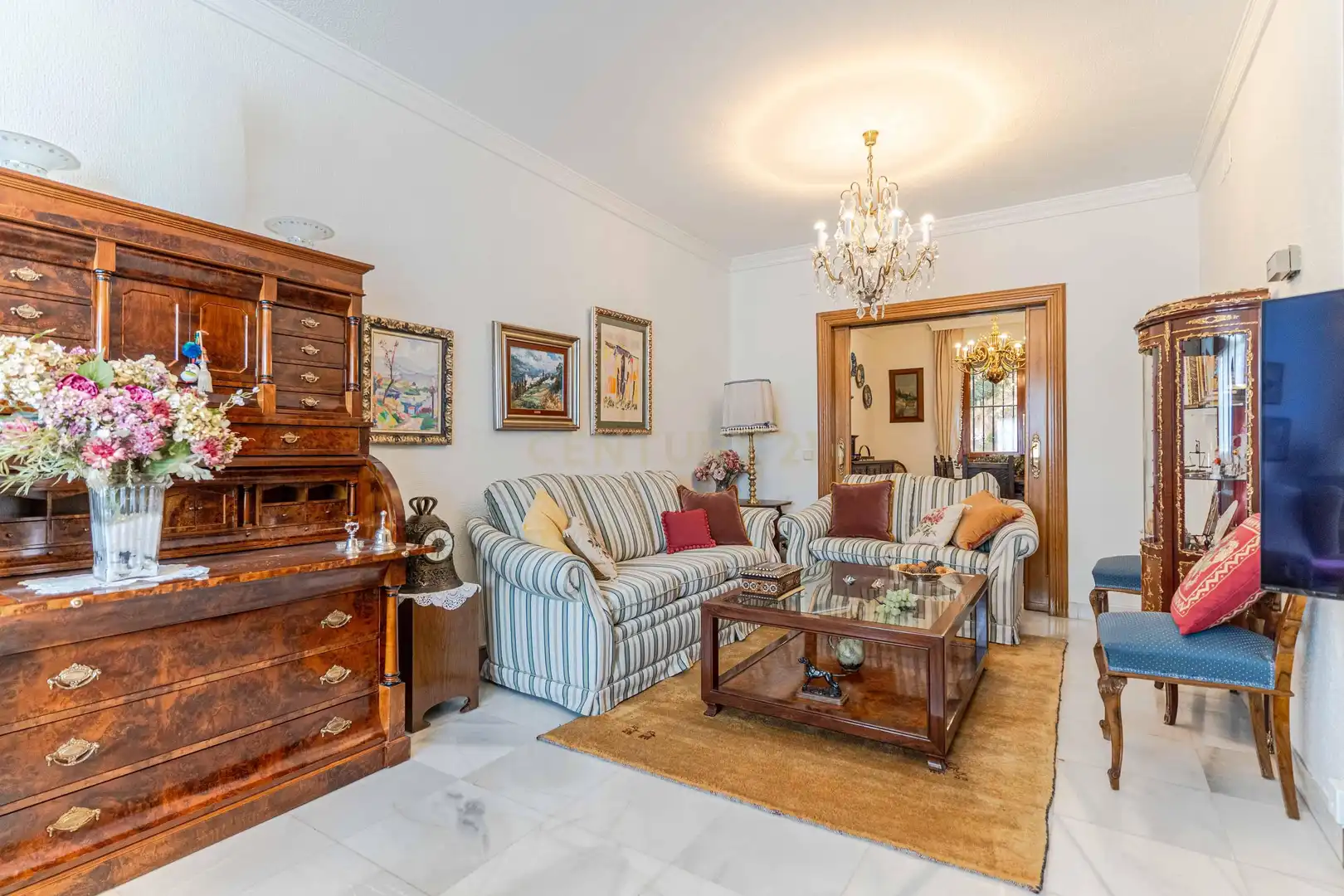 Sala de estar de Dúplex en venta en Granada con Aire acondicionado, Jardín privado y Trastero