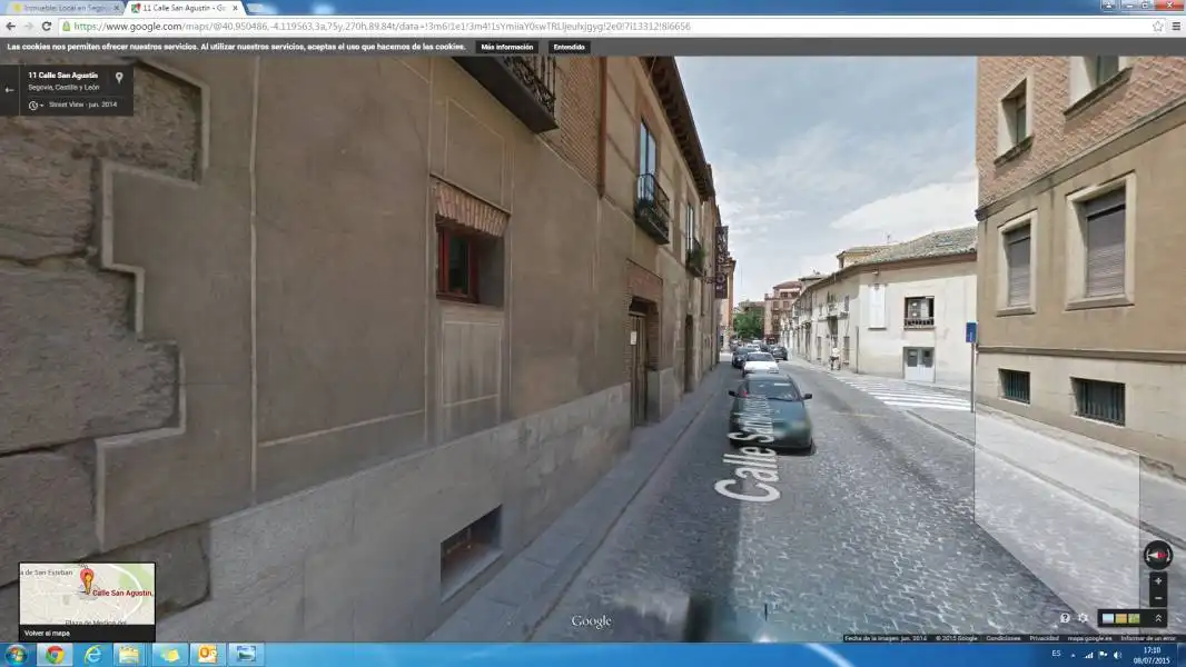 Vista exterior de Oficina de alquiler en Segovia con Calefacción
