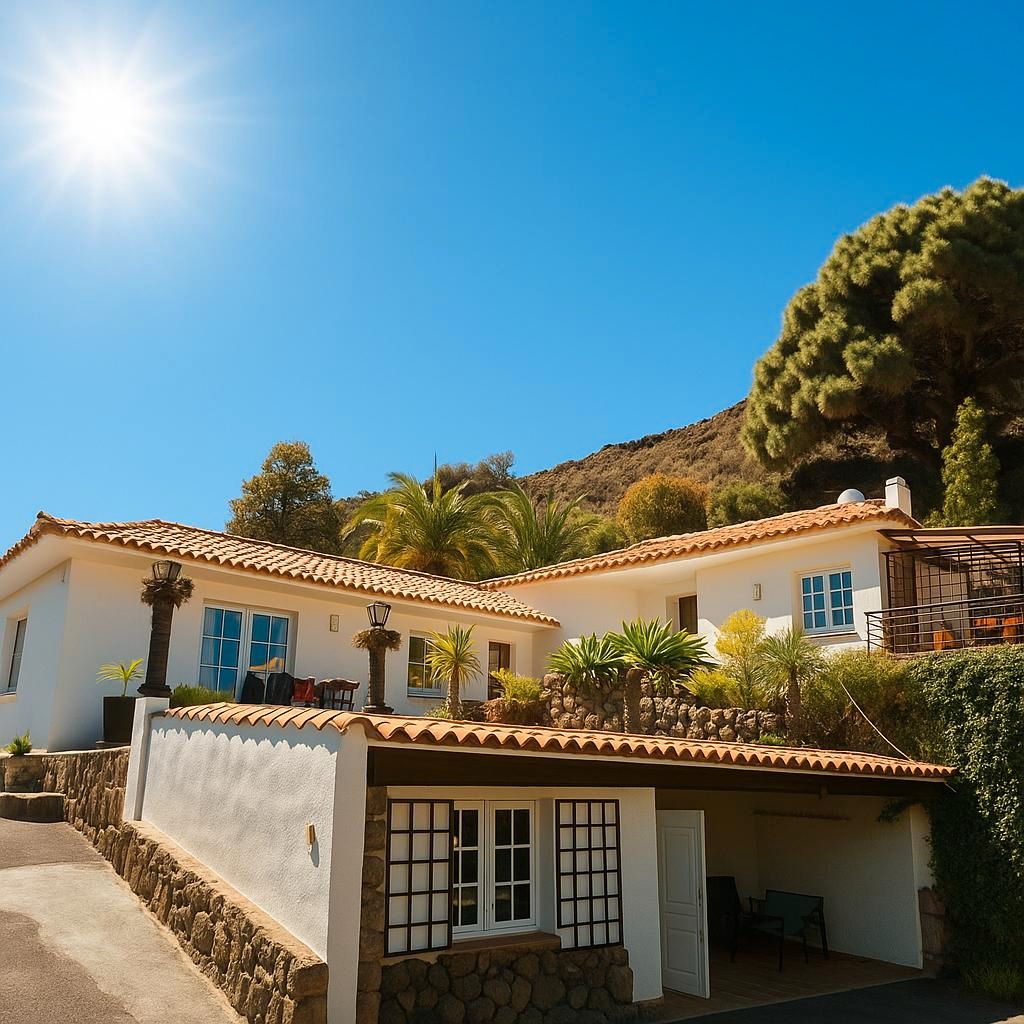 Vista exterior de Casa o xalet en venda en Icod de los Vinos amb Jardí privat i Terrassa