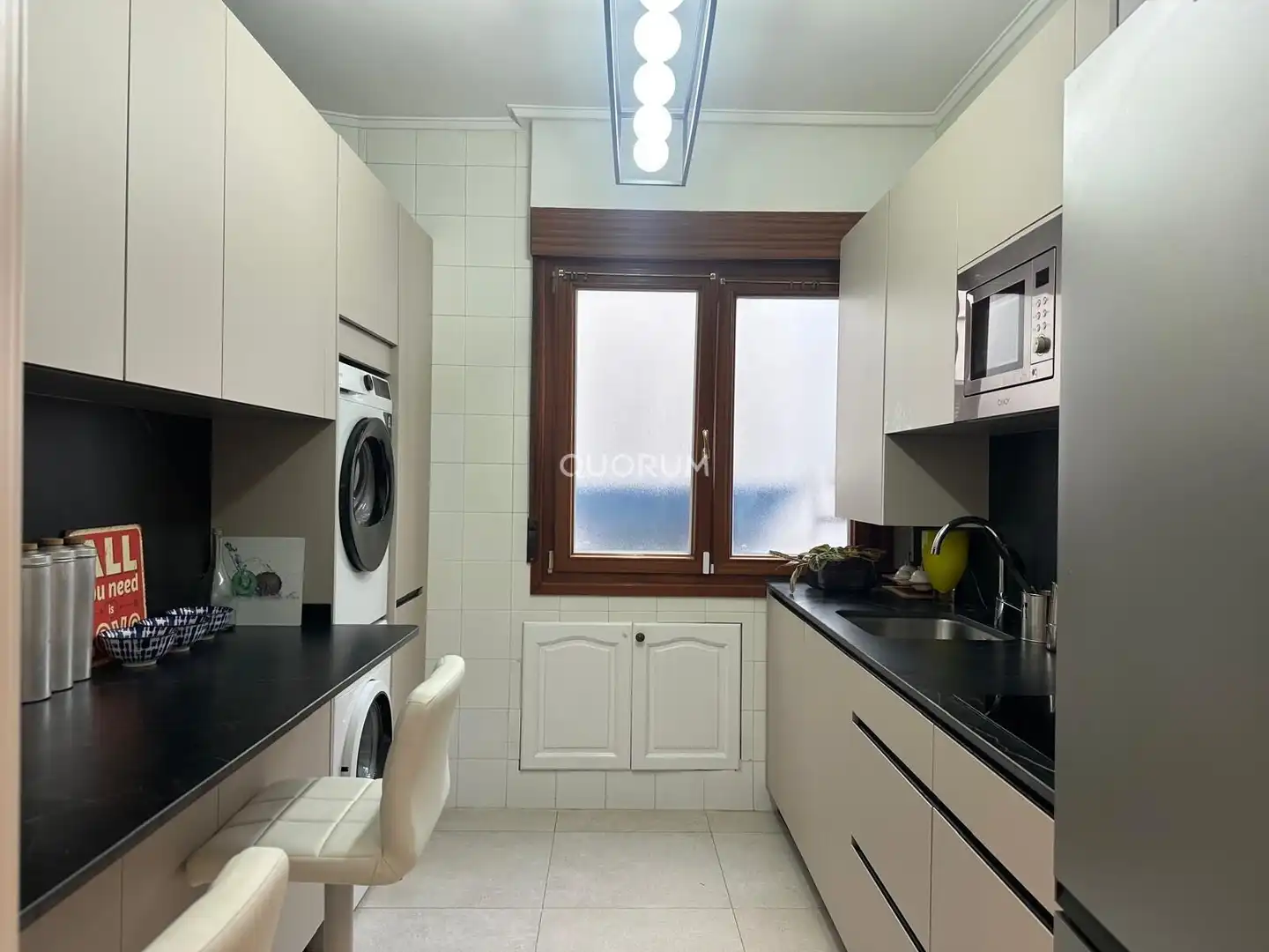 Cocina de Piso en venta en Getxo  con Calefacción, Terraza y Amueblado