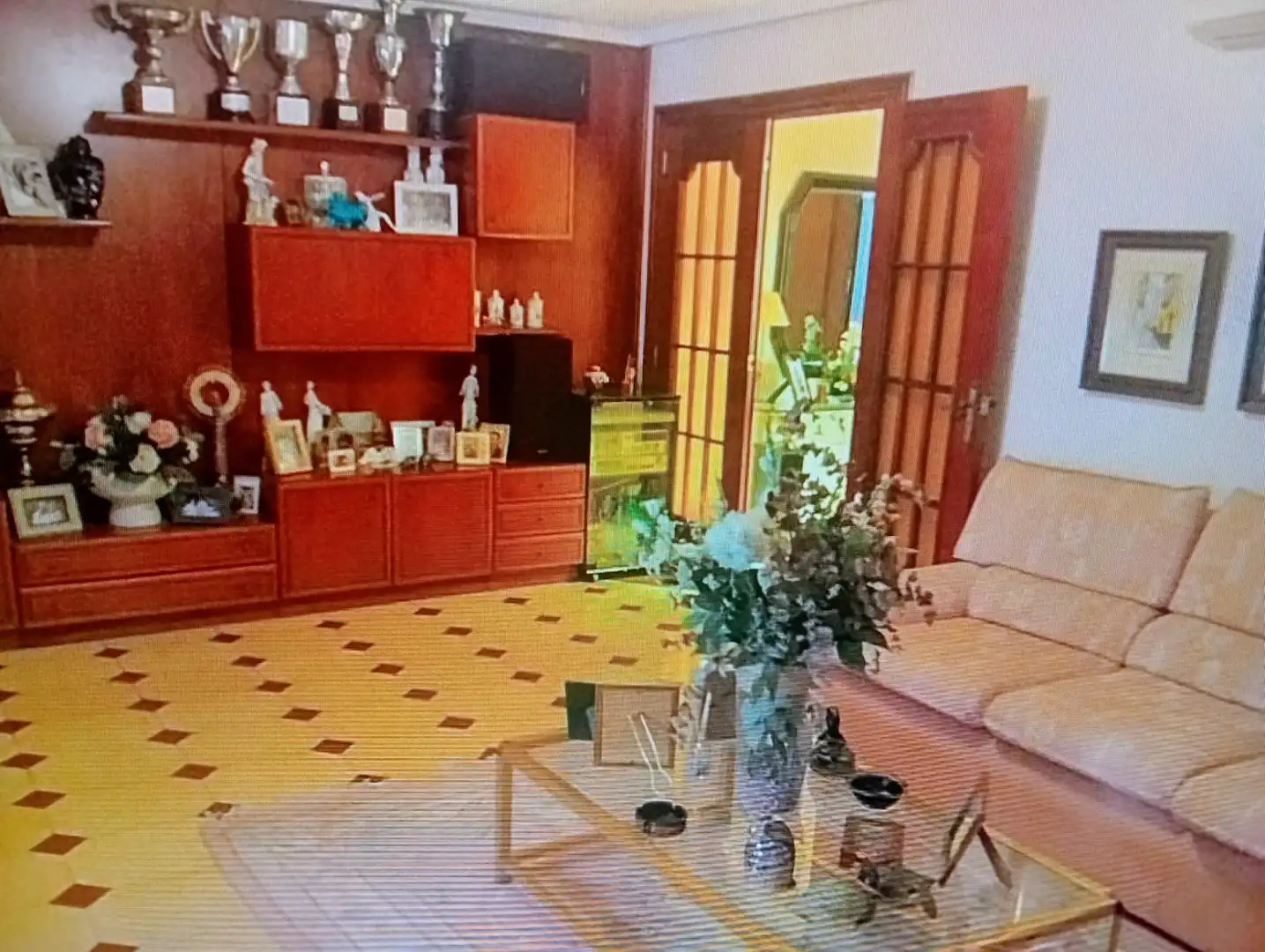Sala d'estar de Casa o xalet en venda en Petrer amb Jardí privat, Terrassa i Traster