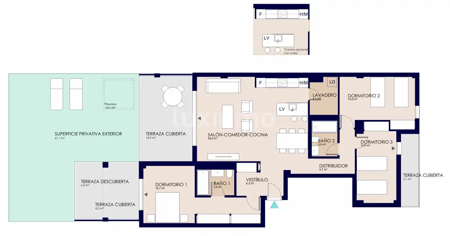 Ground floor with pool for sale in El Verger, imagen 6