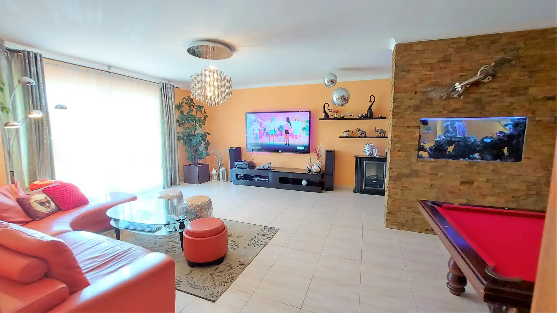 Living room of Houses for sale in Calonge i Sant Antoni  with Air Conditioner, Private garden and Terrace