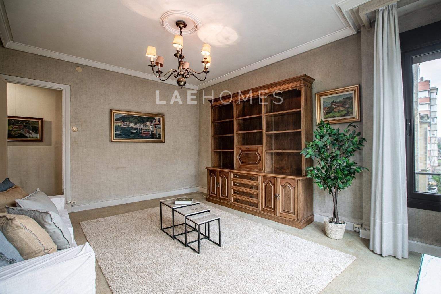 Sala d'estar de Pis en venda en Donostia - San Sebastián 