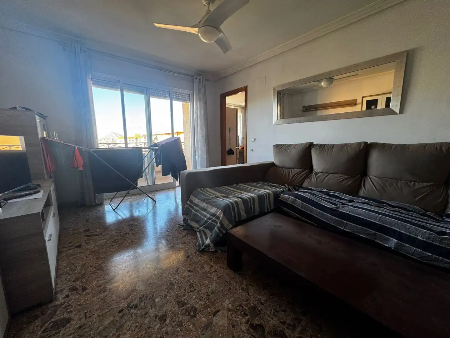 Living room of Flat for rent in San Vicente del Raspeig / Sant Vicent del Raspeig  with Terrace, Furnished and Oven