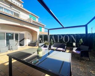 Terrace of Single-family semi-detached to rent in Tiana  with Air Conditioner, Terrace and Balcony