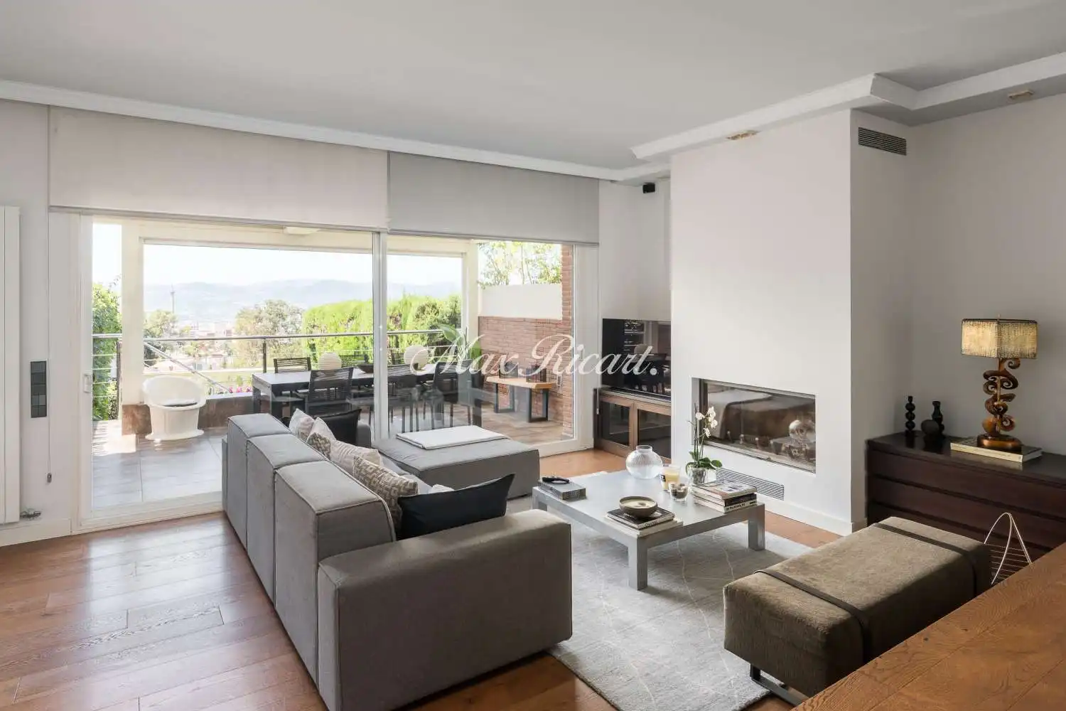 Living room of Houses for rent in Sant Just Desvern  with Air Conditioner, Heating and Terrace