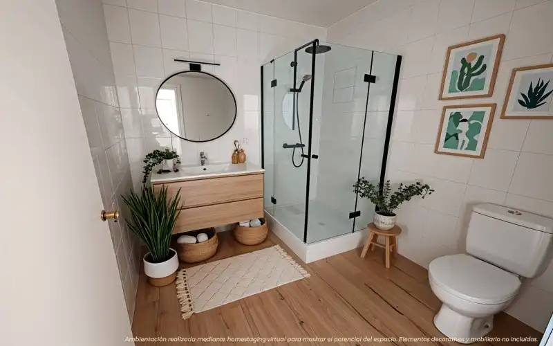 Bathroom of Flat for sale in Jaraíz de la Vera  with Private garden and Terrace