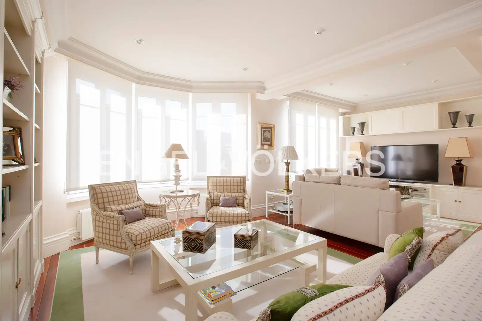 Sala de estar de Piso en venta en Bilbao  con Aire acondicionado, Calefacción y Parquet