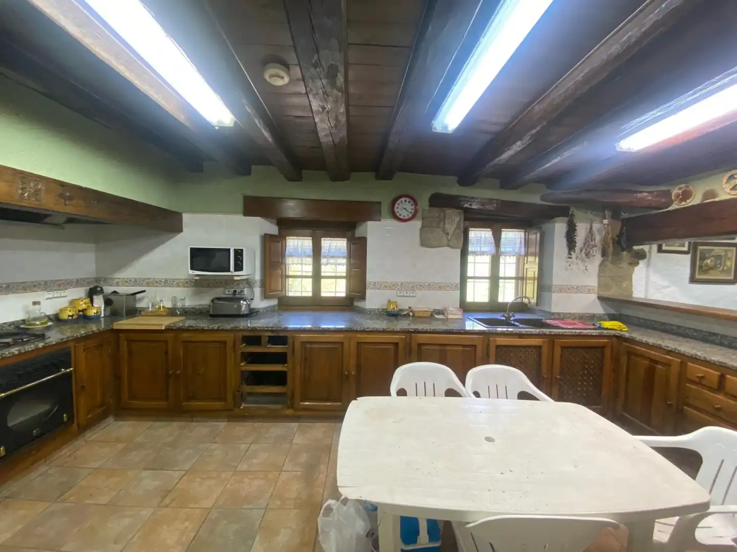 Cocina de Finca rústica en venta en La Quar con Calefacción y Jardín privado