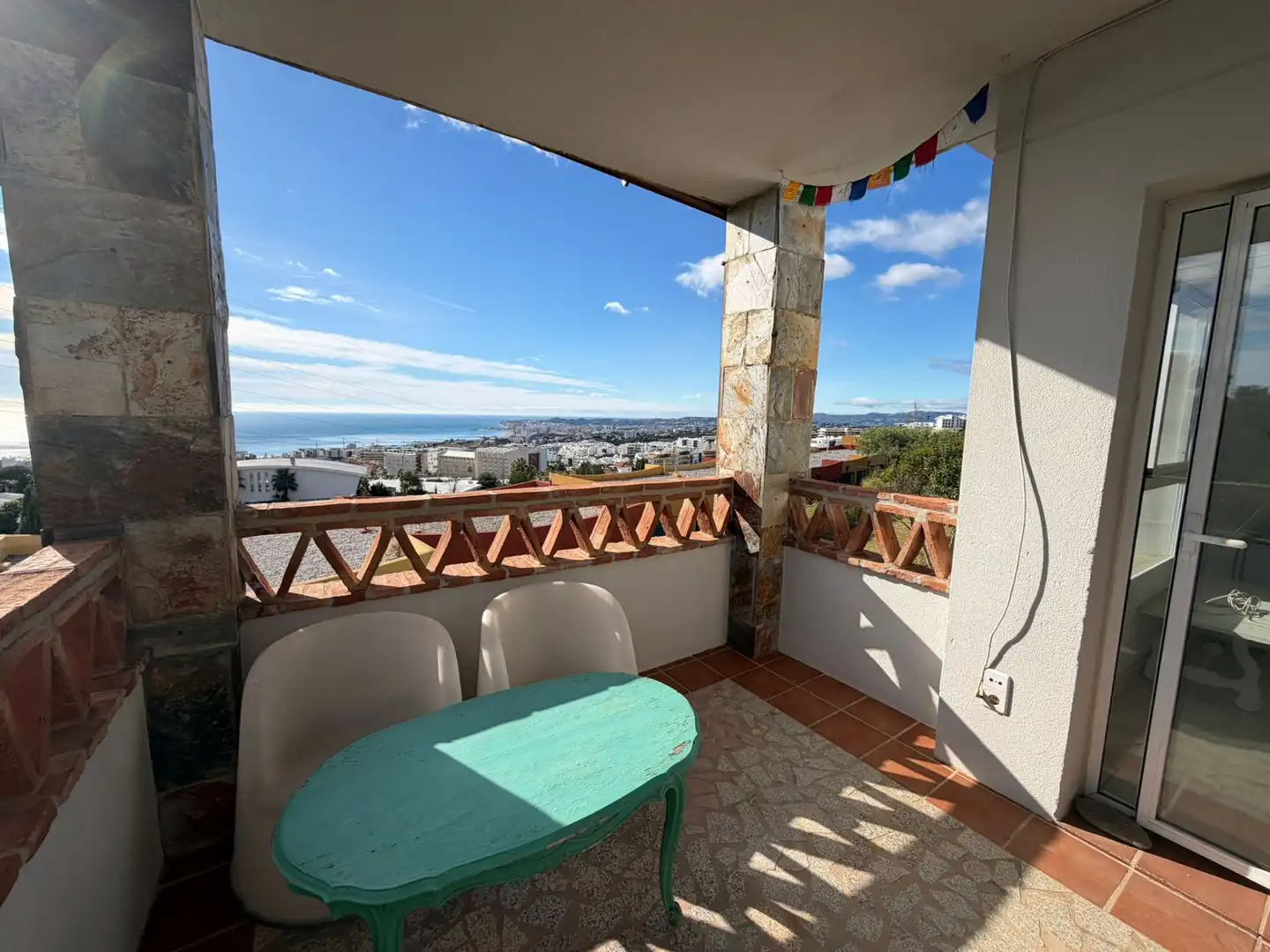 Balcony of Flat for sale in Fuengirola  with Air Conditioner, Terrace and Community pool
