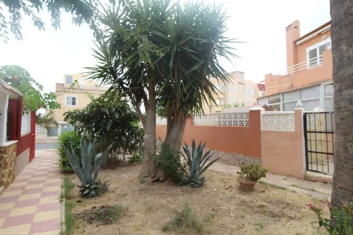 Jardí de Casa adosada en venda en Torrevieja amb Jardí privat, Terrassa i Moblat
