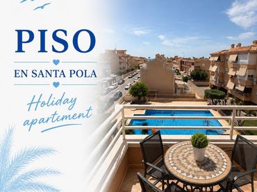 Mini appartamento con piscina in affitto a Santa Pola ciudad