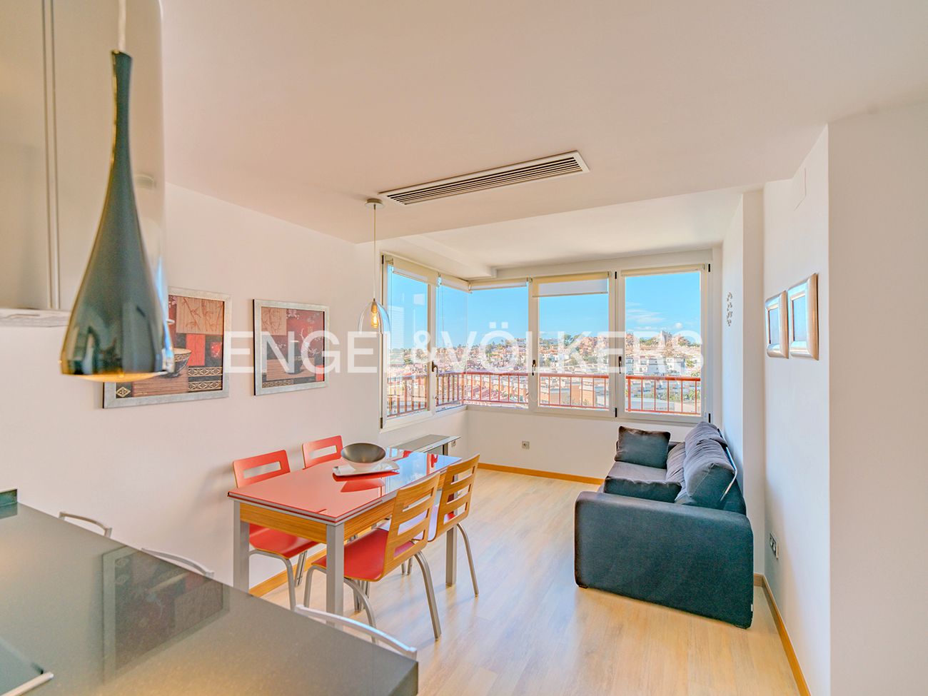 Living room of Flat for sale in Alicante / Alacant  with Air Conditioner, Heating and Furnished