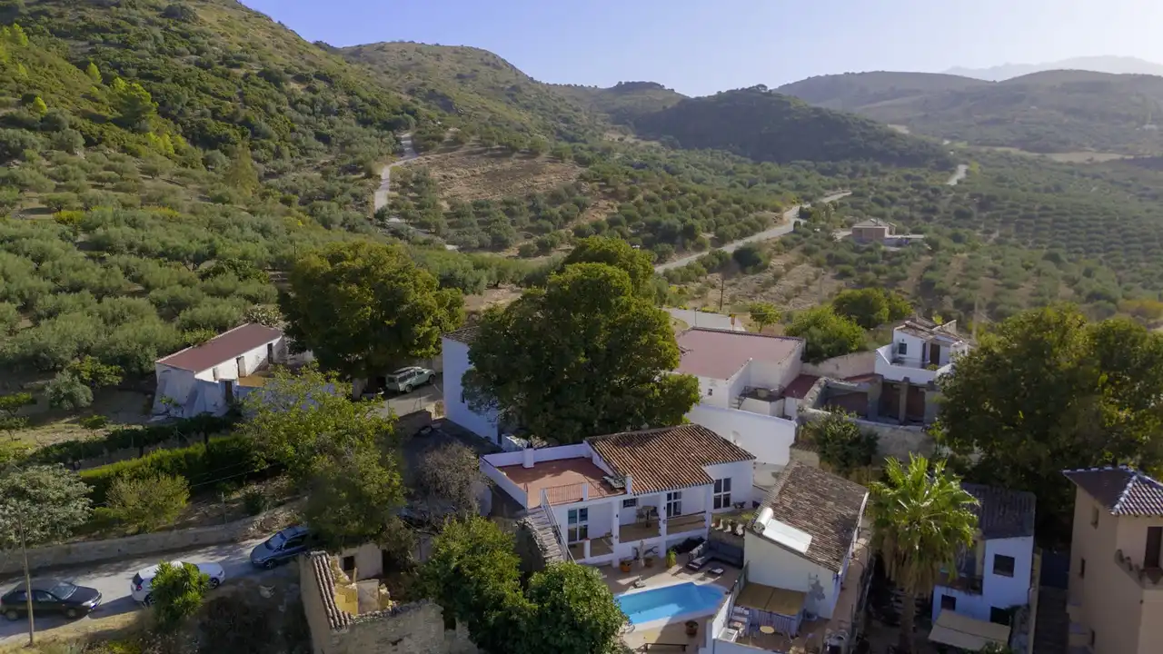 Vista exterior de Casa o chalet en venta en Periana con Terraza y Piscina