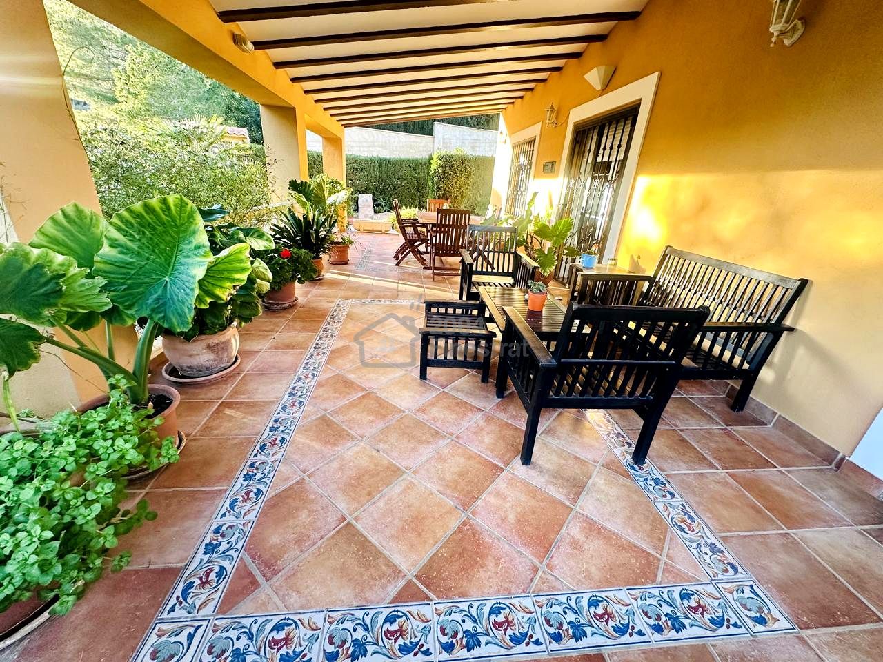 Terrassa de Casa o xalet en venda en Finestrat amb Aire condicionat, Jardí privat i Terrassa