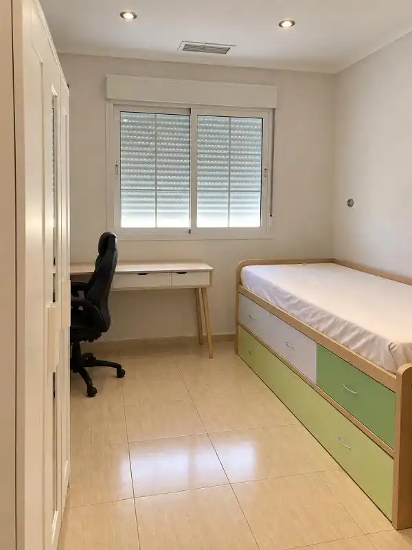 Bedroom of Flat for sale in Aspe  with Air Conditioner, Heating and Private garden