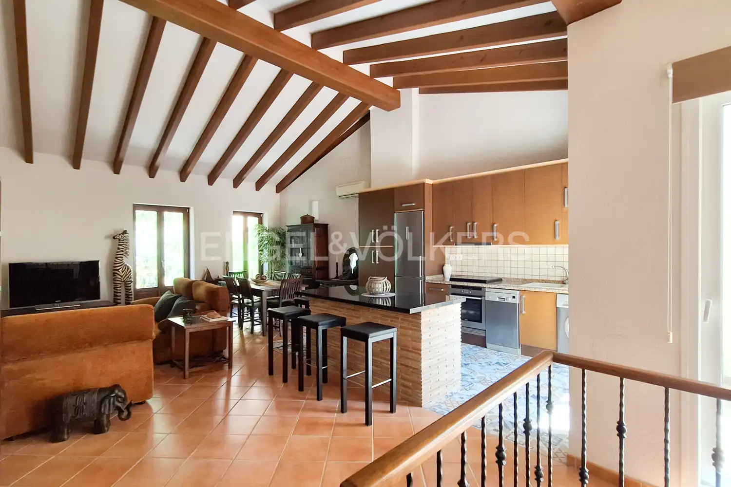 Cocina de Casa o chalet en venta en Dénia con Aire acondicionado, Calefacción y Amueblado
