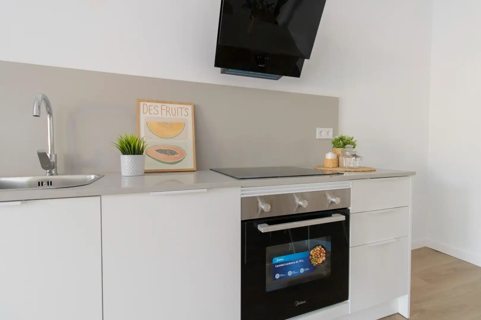 Küche von Wohnung zum Verkauf in Alberic mit Heizung
