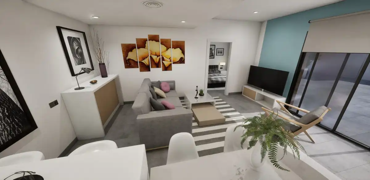 Living room of Houses for sale in Torre-Pacheco