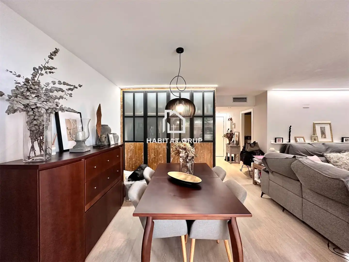 Dining room of Duplexes for sale in Sant Feliu de Llobregat  with Air Conditioner, Heating and Private garden