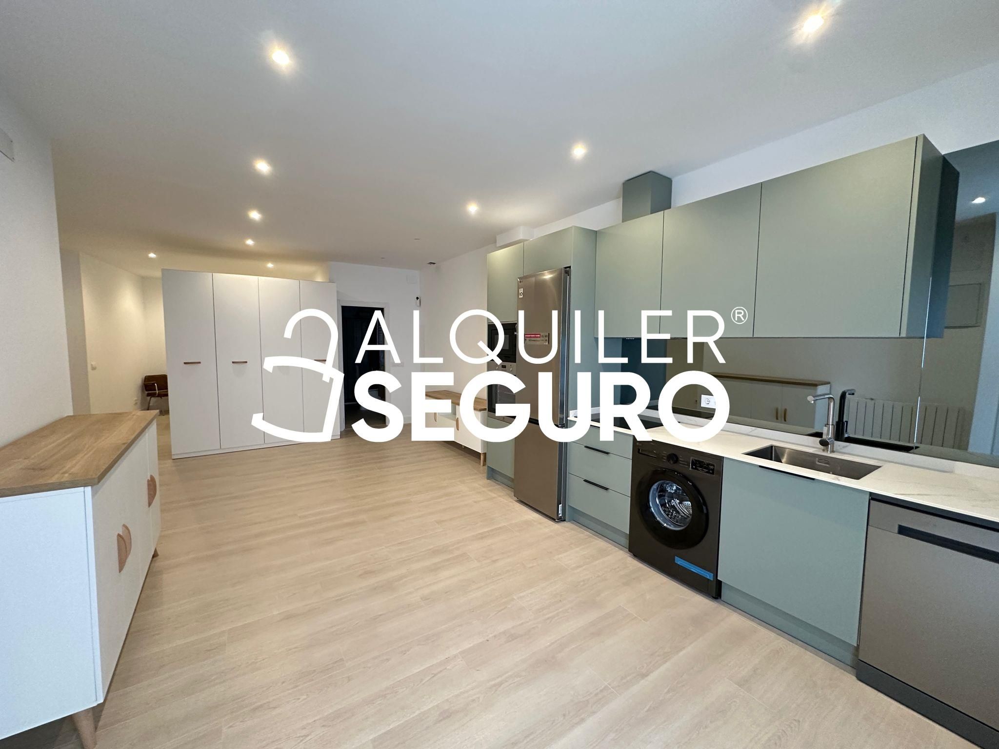 Kitchen of Flat to rent in  Madrid Capital  with Furnished
