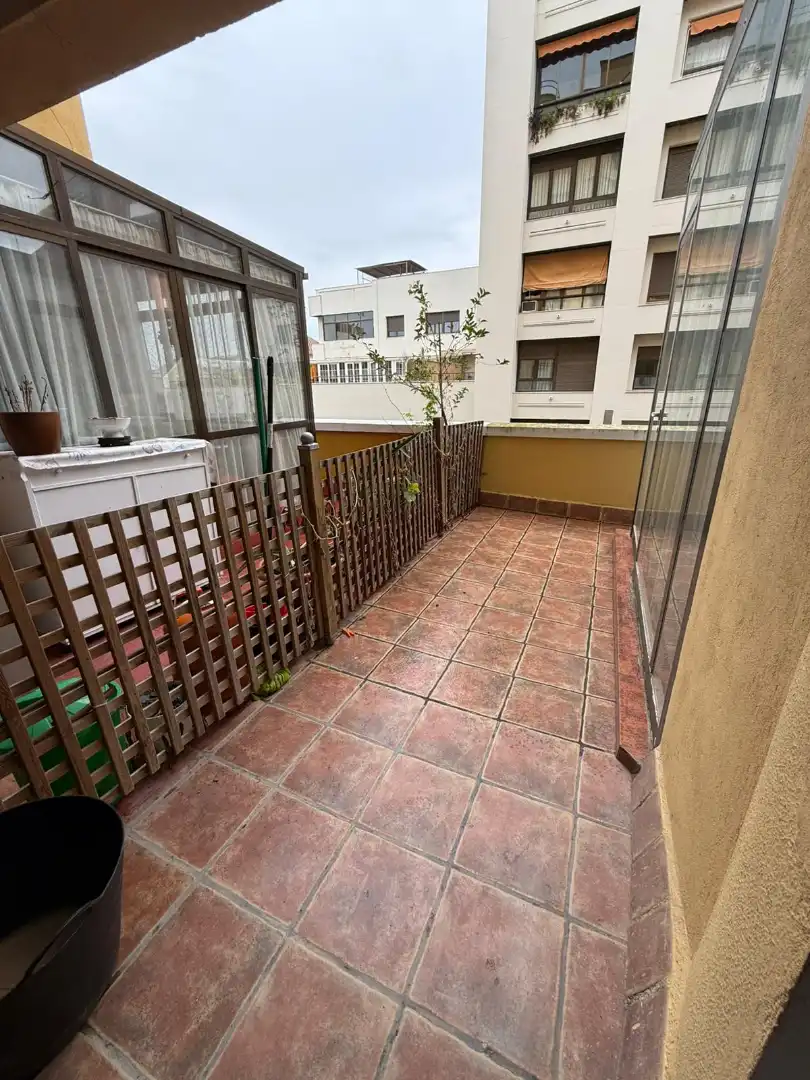 Balcony of Flat for rent in Badajoz  with Air Conditioner, Heating and Terrace