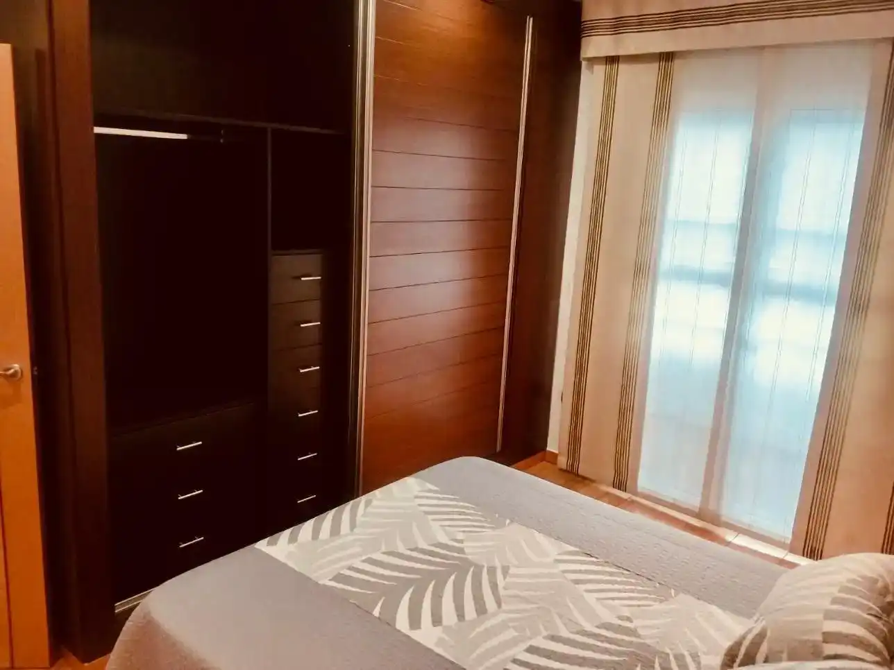 Schlafzimmer von Wohnung zur Miete in Alhama de Murcia mit Klimaanlage, Parkett und Abstellraum