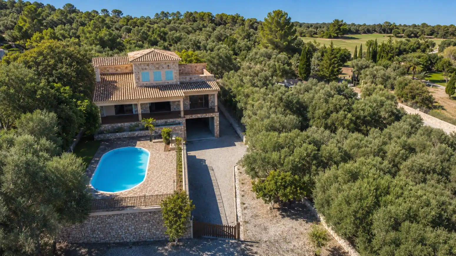Exterior view of Houses for rent in Santa Eugènia  with Air Conditioner, Heating and Private garden