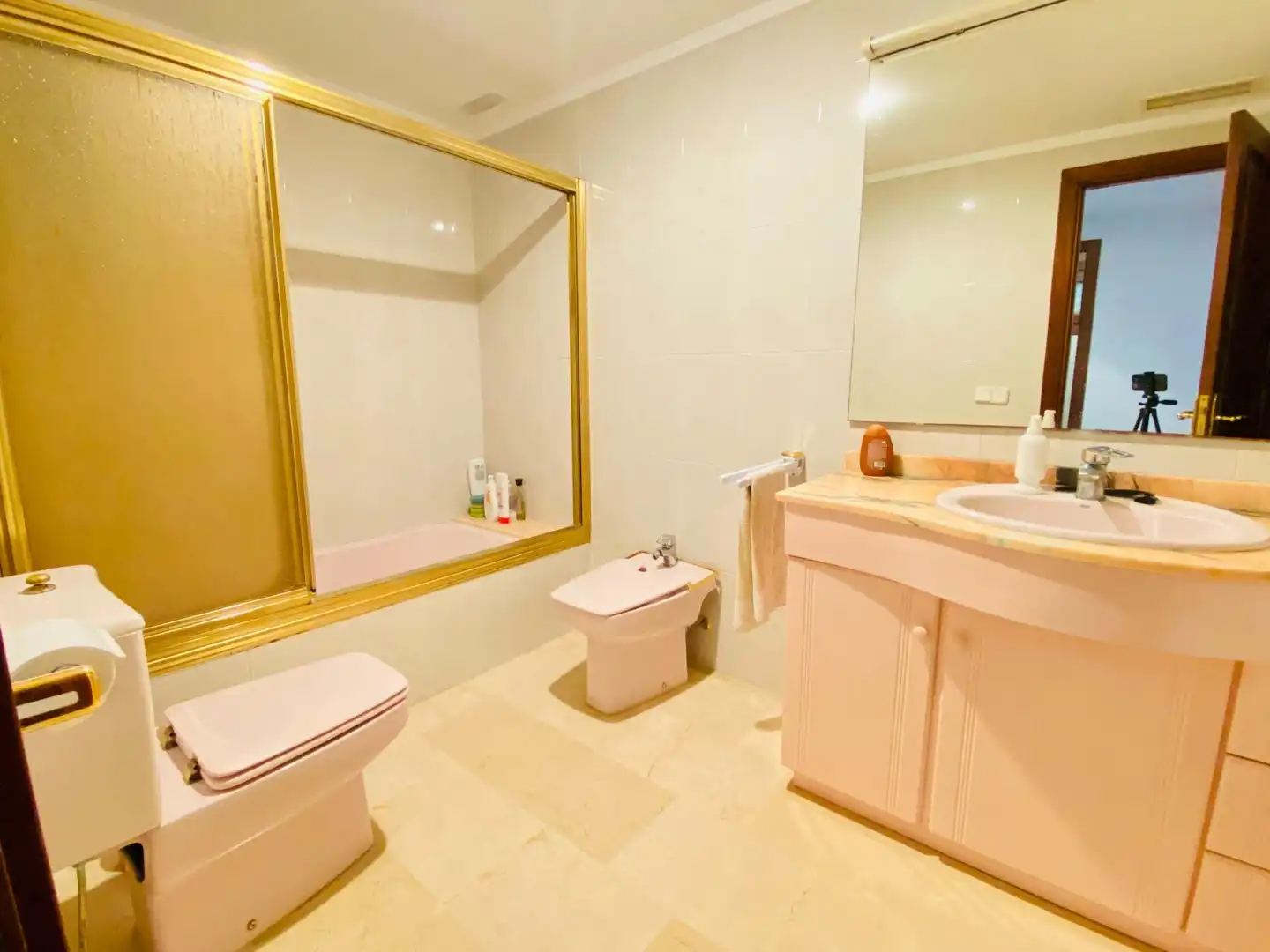 Baño de Piso de alquiler en Alcúdia con Aire acondicionado, Parquet y Terraza