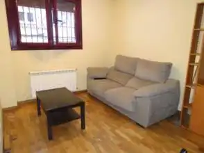 Wohnzimmer von Wohnung zur Miete in Gijón  mit Heizung, Parkett und Möbliert