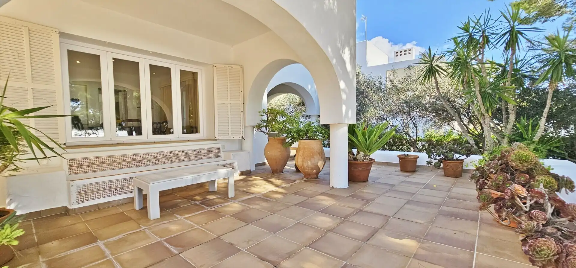 Terrassa de Casa o xalet en venda en Santanyí amb Jardí privat, Terrassa i Piscina