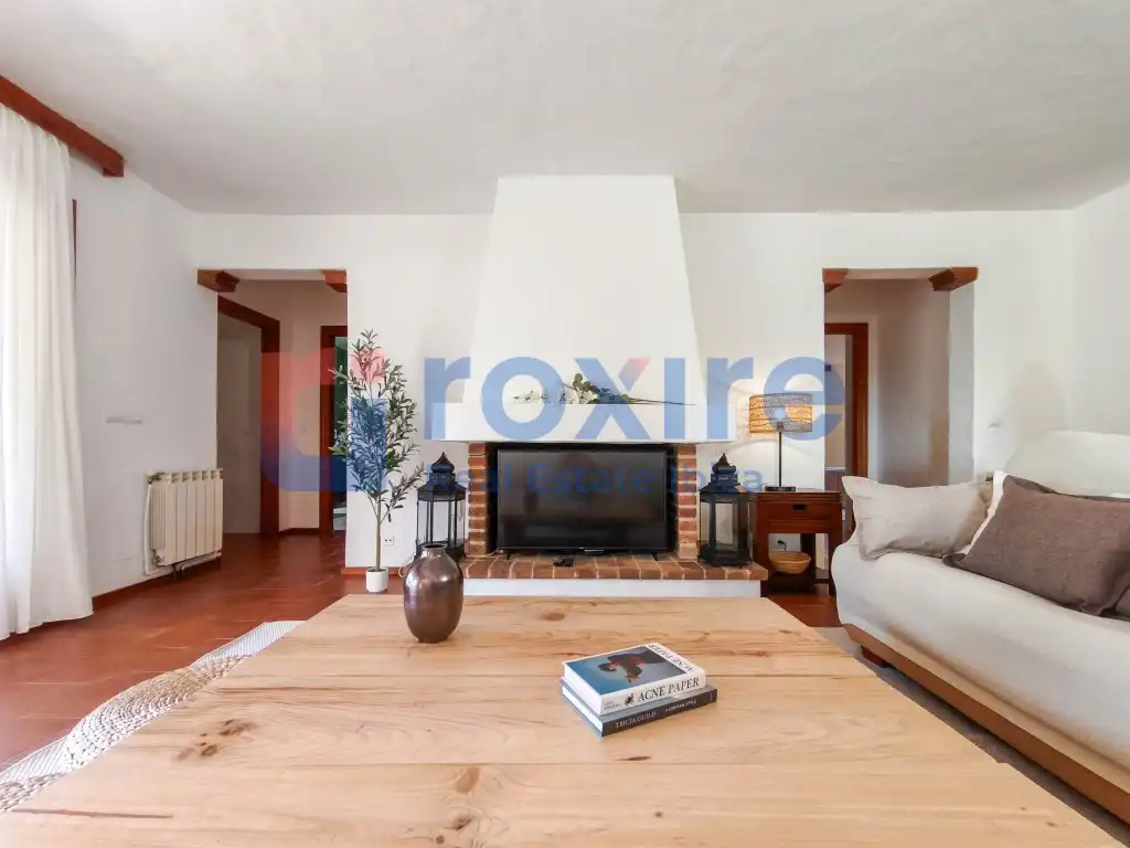 Sala de estar de Casa o chalet de alquiler en Sant Antoni de Portmany con Jardín privado, Terraza y Piscina