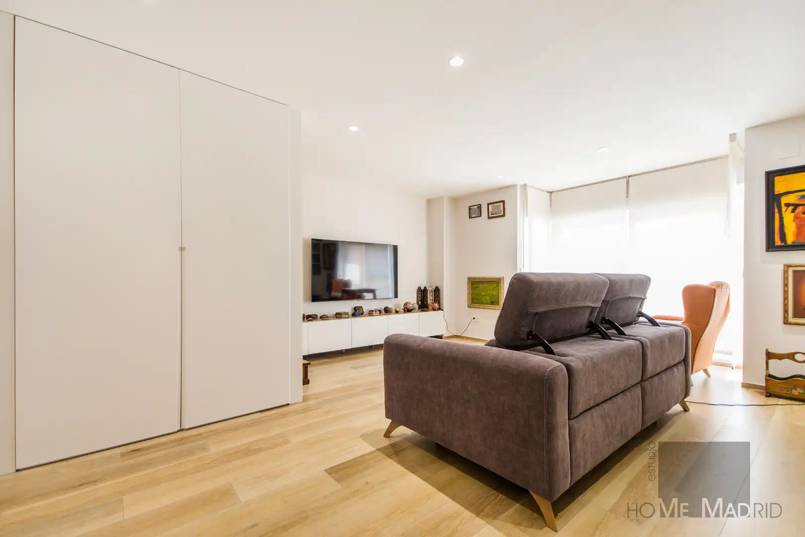 Sala de estar de Ático en venta en Madrid con Aire acondicionado, Calefacción y Trastero