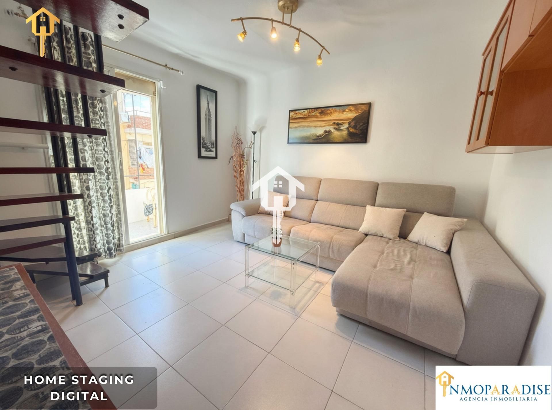 Sala d'estar de Dúplex en venda en Alicante / Alacant amb Terrassa