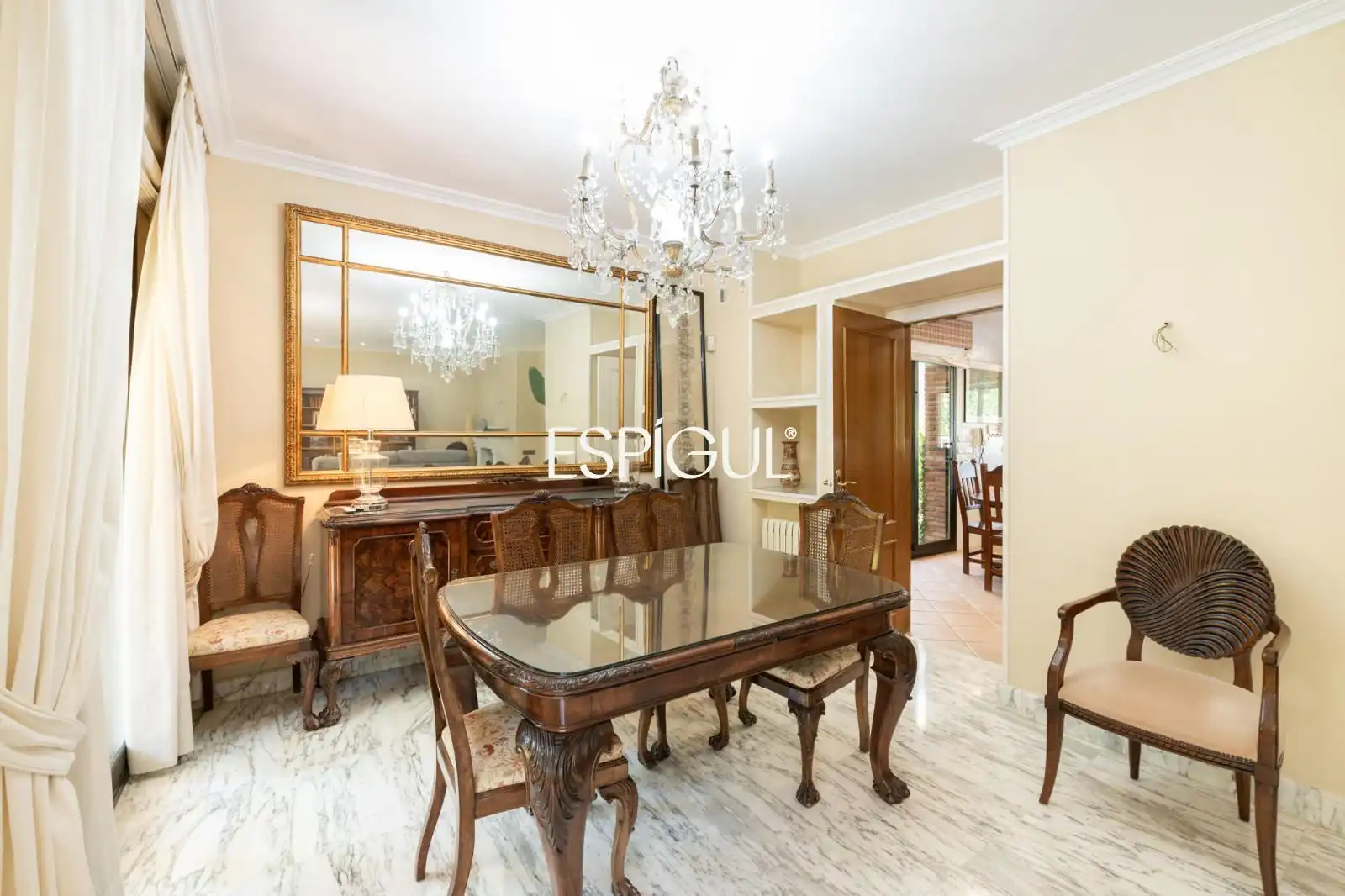 Dining room of Houses for sale in Sant Cugat del Vallès  with Air Conditioner, Heating and Storage room