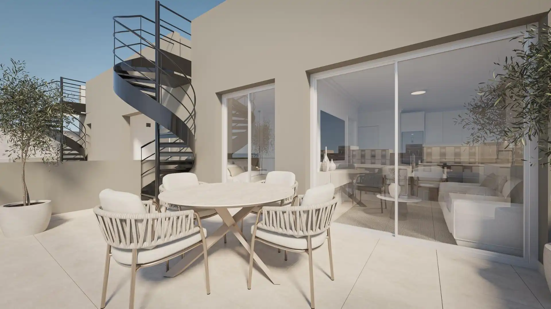 Terrace of Attic for sale in Torrevieja  with Air Conditioner, Terrace and Community pool