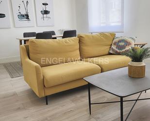 Living room of Apartment to rent in  Madrid Capital  with Air Conditioner