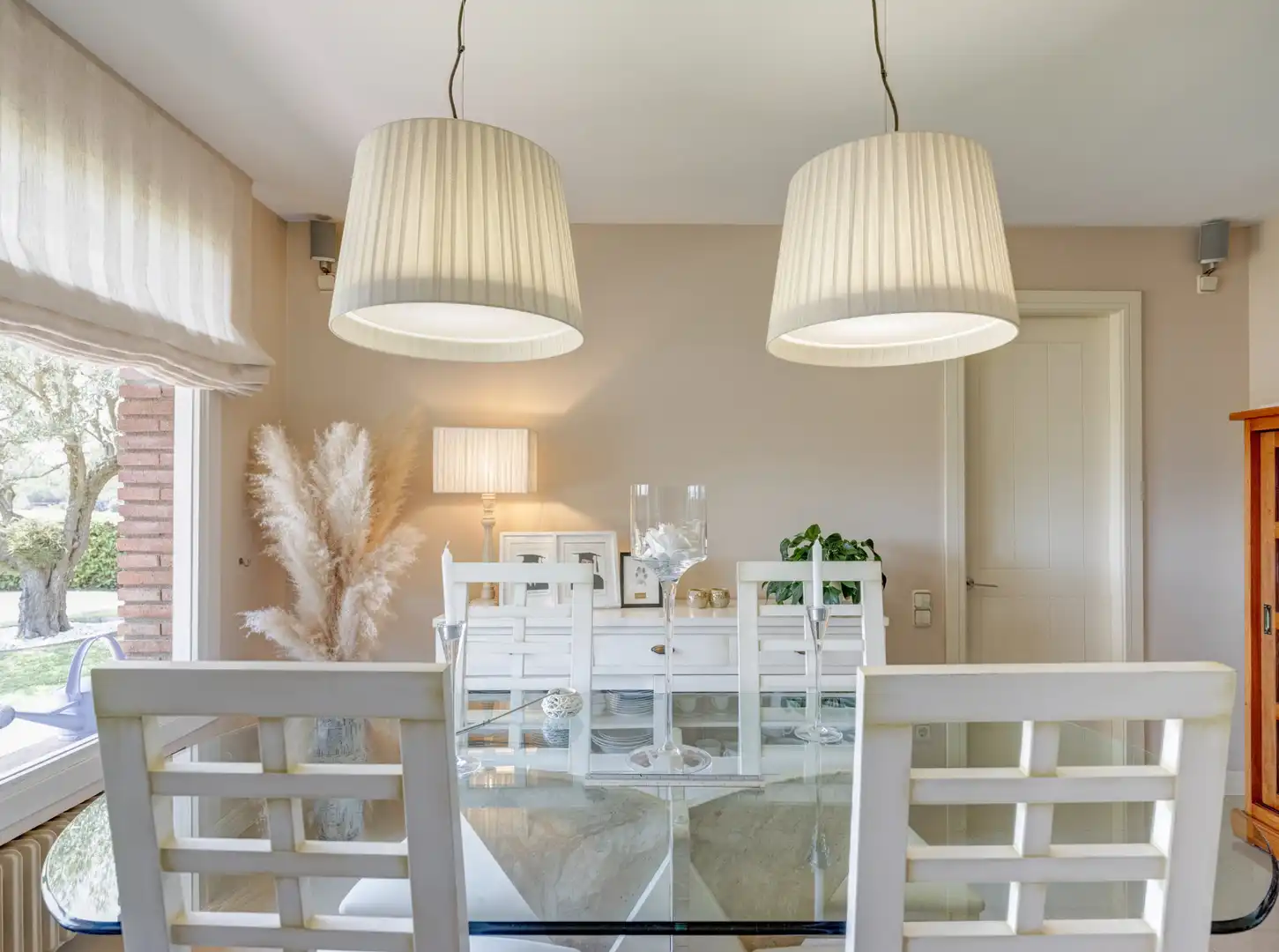 Dining room of Houses for sale in Sant Andreu de Llavaneres  with Air Conditioner, Heating and Private garden