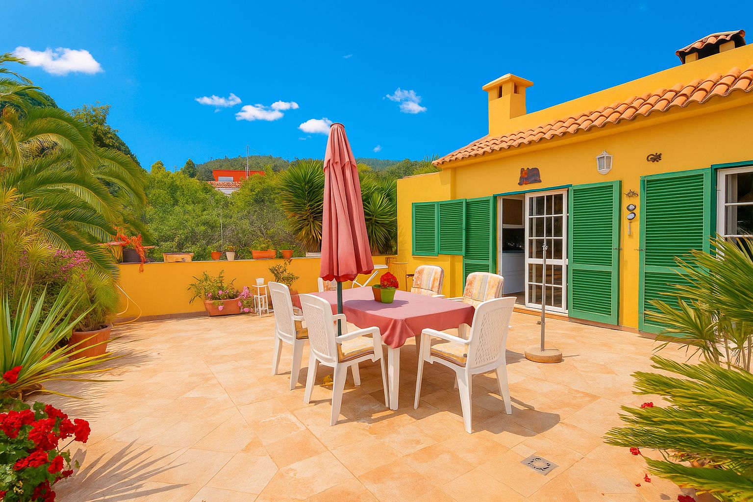 Terrassa de Casa o xalet en venda en Icod de los Vinos amb Jardí privat, Terrassa i Traster