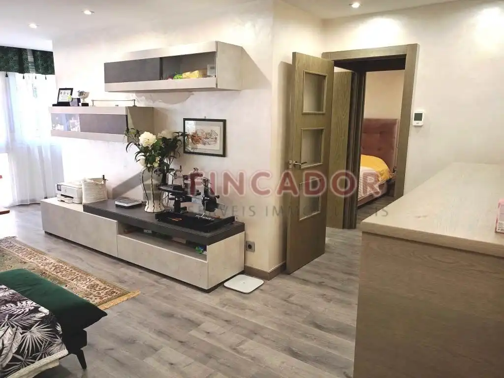 Sala de estar de Piso en venta en Barcelona con Aire acondicionado, Calefacción y Parquet