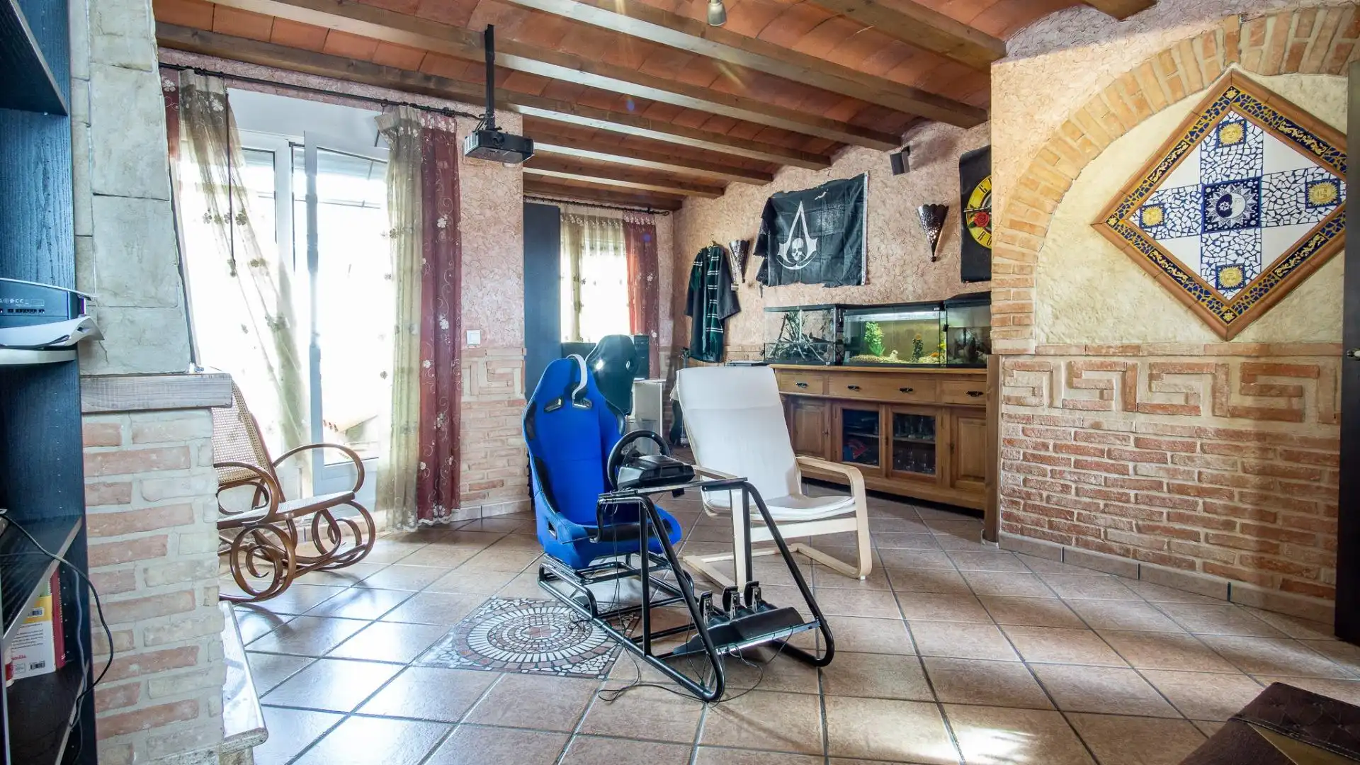 Sala d'estar de Casa adosada en venda en Petrer, Alicante