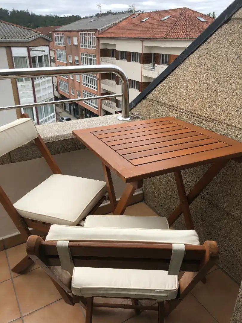 Balcony of Flat for sale in Negreira  with Heating, Terrace and Oven