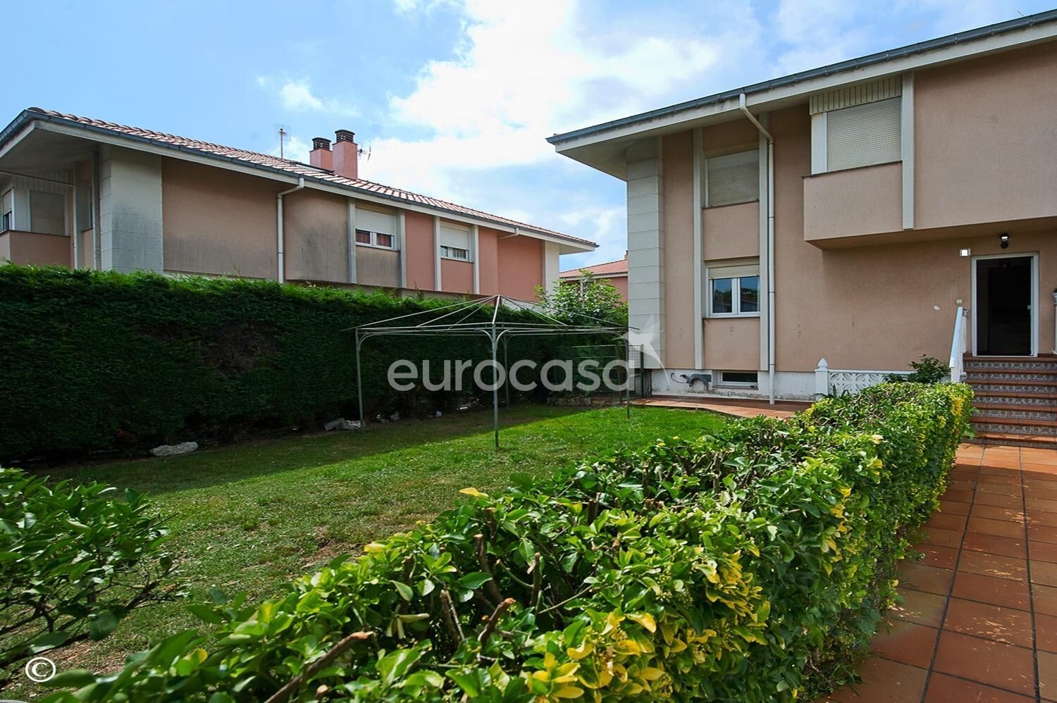 Exterior view of Single-family semi-detached for sale in Camargo  with Heating, Private garden and Parquet flooring
