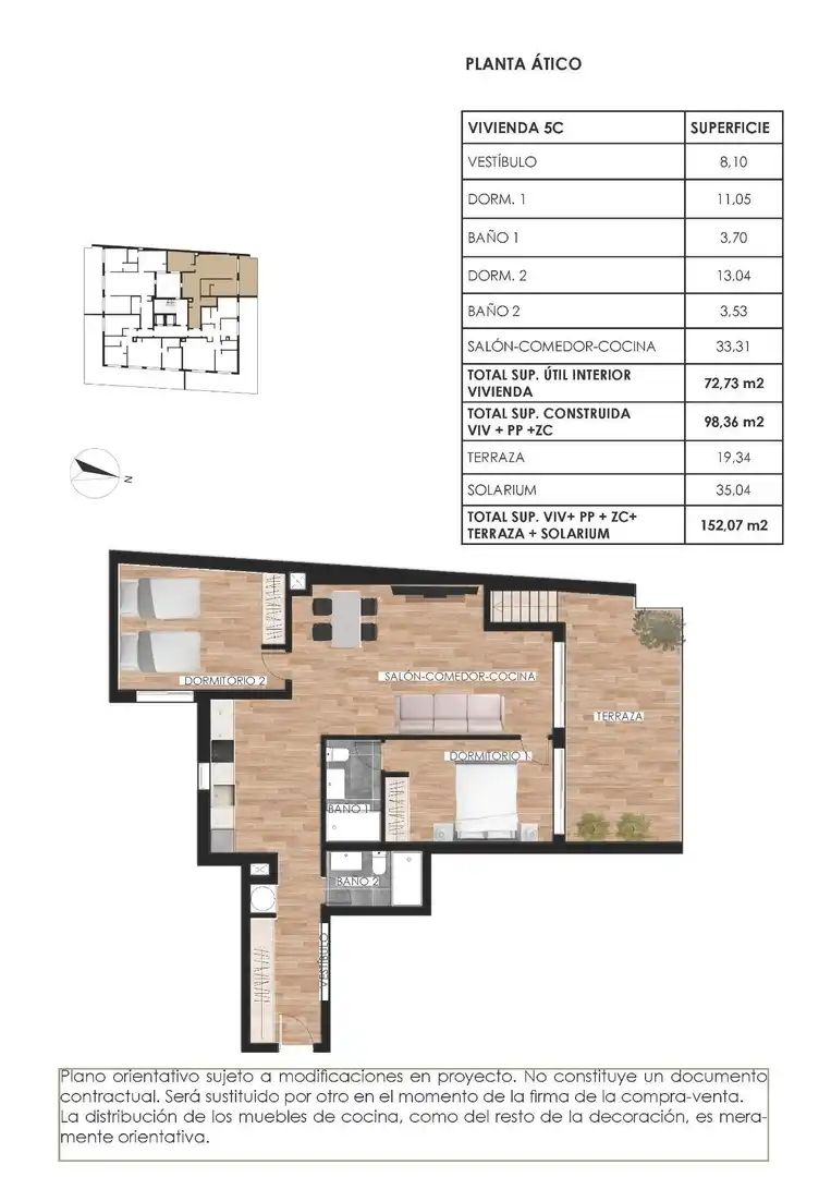 Penthouse with pool for sale in Centro, imagen 36