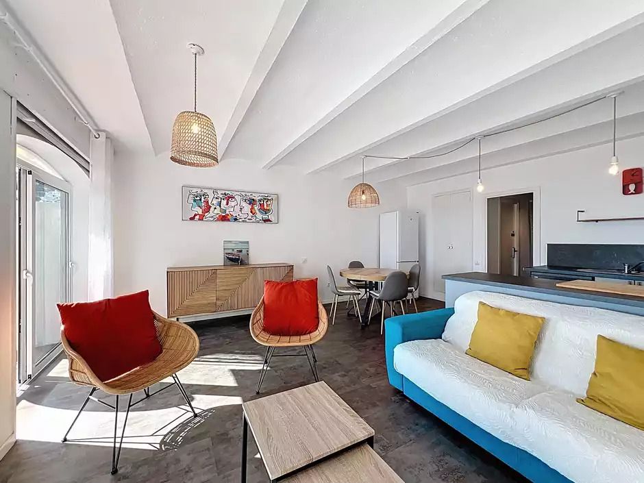 Sala d'estar de Apartament en venda en Roses amb Aire condicionat, Calefacció i Terrassa
