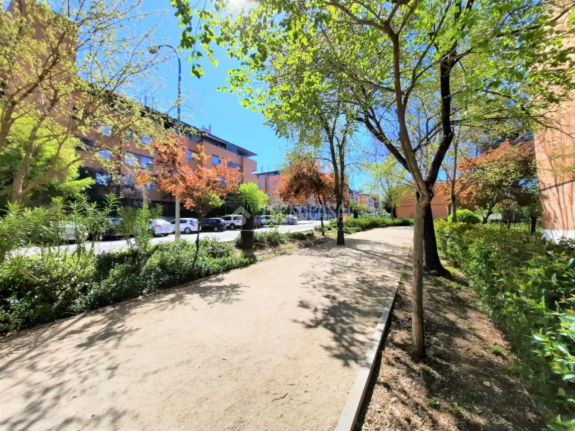 Vista exterior de Pis en venda en Madrid amb Calefacció