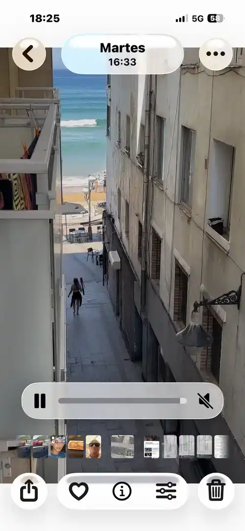 Außenansicht von Wohnungen zur Miete in Zarautz mit Balkon