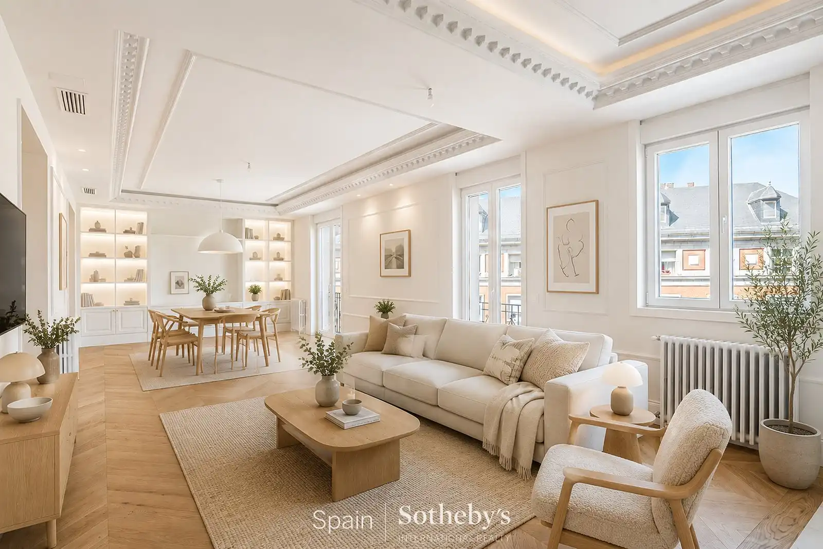 Sala de estar de Apartamento en venta en Madrid con Aire acondicionado y Calefacción