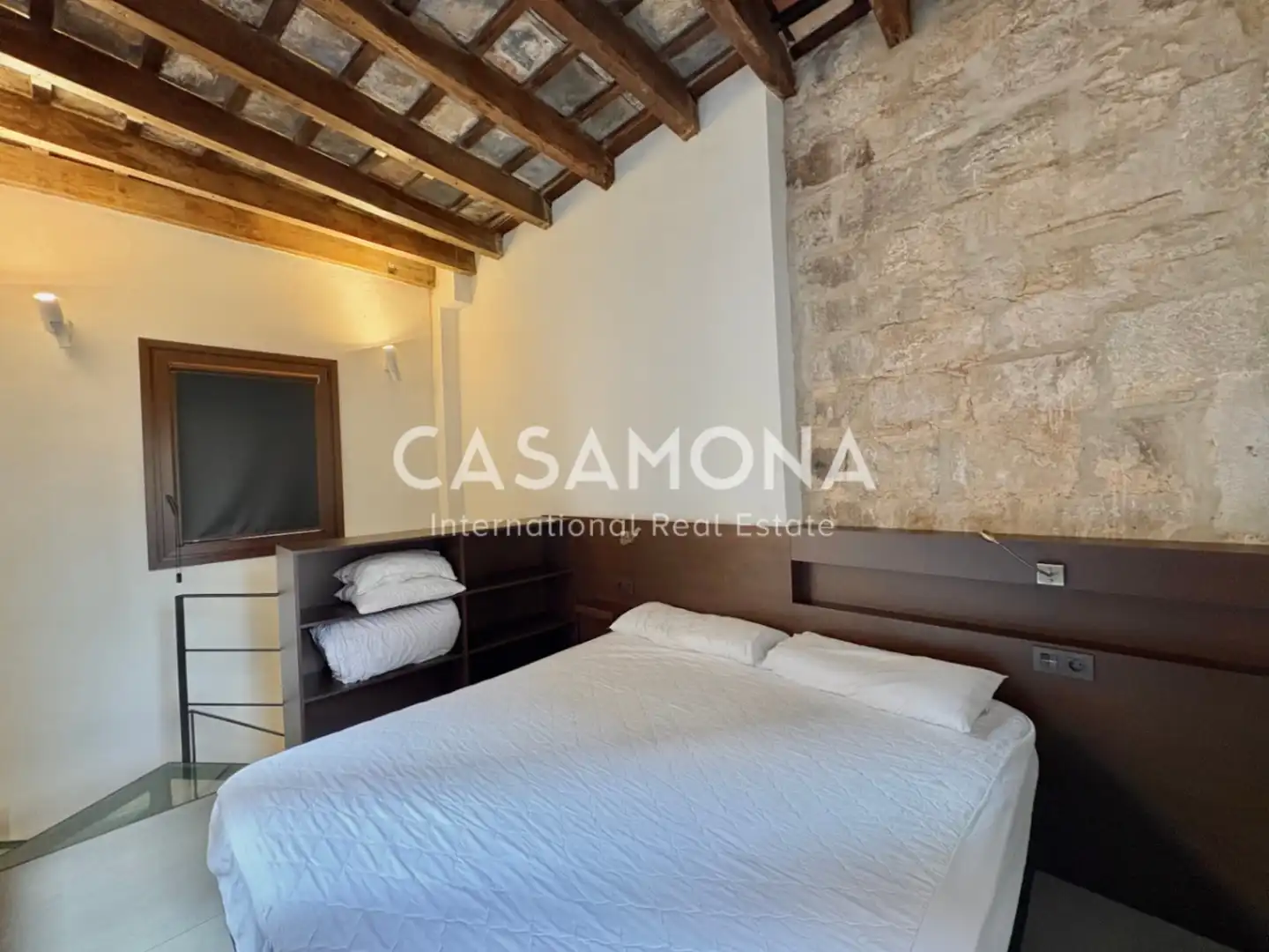 Schlafzimmer von Maisonette zur Miete in Barcelona mit Klimaanlage, Heizung und Abstellraum